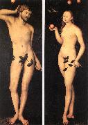 CRANACH, Lucas the Elder Adam and Eve fh oil